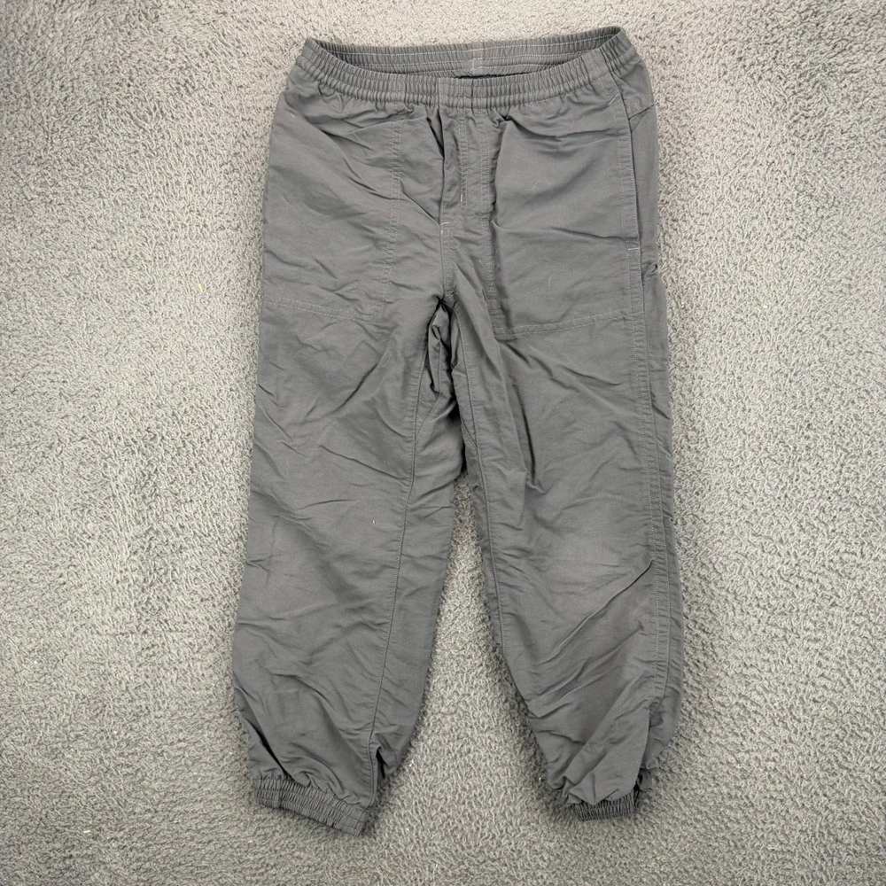 Patagonia Kids Baggies‎ Pants Forge Grey Nylon Elastic Waist Jogger Medium M